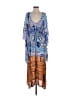 Raga Paisley Blue Casual Dress Size S - photo 1