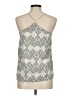 LTD 100% Polyester Silver Tank Top Size M - photo 2