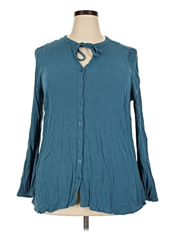 Torrid Long Sleeve Blouse (view 1)