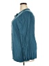 Torrid 100% Rayon Teal Long Sleeve Blouse Size 2X Plus (2) - photo 5