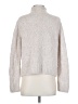 Vince. Metallic Silver Turtleneck Sweater Size S - photo 2