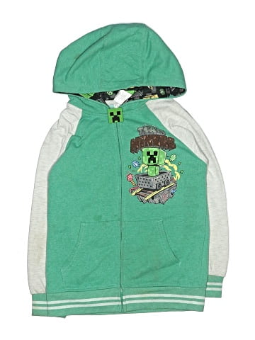 Minecraft Zip Up Hoodie (view 1)