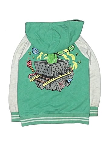 Minecraft Zip Up Hoodie (view 2)
