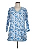 Gretchen Scott Designs Blue 3/4 Sleeve Blouse Size M - photo 1