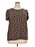 AK Anne Klein Polka Dots Red Short Sleeve Blouse Size 2X - photo 1