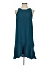 Leith 100% Polyester Solid Teal Casual Dress Size S - photo 1