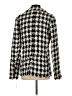 Ellen Tracy 100% Polyester Houndstooth Ivory Blazer Size S - photo 2