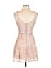 Xtraordinary 100% Nylon Metallic Tan Cocktail Dress Size 3 - photo 2