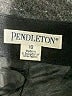 Pendleton 100% Virgin Wool Solid Black Wool Pants Size 18 - photo 4