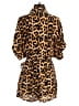 Urban Outfitters 100% Viscose Animal Print Gold Romper Size S - photo 2