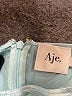 Aje. Blue Long Sleeve Blouse Size 4 - photo 7