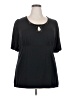 Lane Bryant Black Short Sleeve Top Size 18 - 19 Plus - photo 1