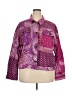 Gap 100% Cotton Paisley Purple Jacket Size XXL - photo 1