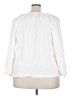 Old Navy 100% Viscose White 3/4 Sleeve Blouse Size 3X - photo 2