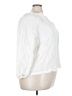 Old Navy 100% Viscose White 3/4 Sleeve Blouse Size 3X - photo 4