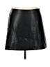 Gap Solid Black Faux Leather Skirt Size 16 - photo 1