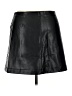 Gap Solid Black Faux Leather Skirt Size 16 - photo 2