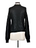 525 America 100% Acrylic Metallic Black Turtleneck Sweater Size XS - photo 2