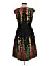 Sangria Print Black Cocktail Dress Size 10 - photo 2