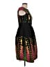 Sangria Print Black Cocktail Dress Size 10 - photo 4