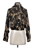 Lisa Maree 100% Silk Print Gold Jacket Size S - photo 1
