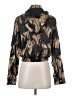 Lisa Maree 100% Silk Print Gold Jacket Size S - photo 2