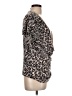 BKE 100% Viscose Silver Short Sleeve Top Size L - photo 4
