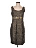 Boston Proper Tweed Brown Cocktail Dress Size 10 - photo 1