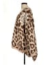 Pol 100% Polyester Animal Print Brown Pullover Sweater Size L - photo 5