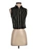Alice + Olivia Black Sleeveless Blouse Size 4 - photo 1