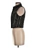 Alice + Olivia Black Sleeveless Blouse Size 4 - photo 5
