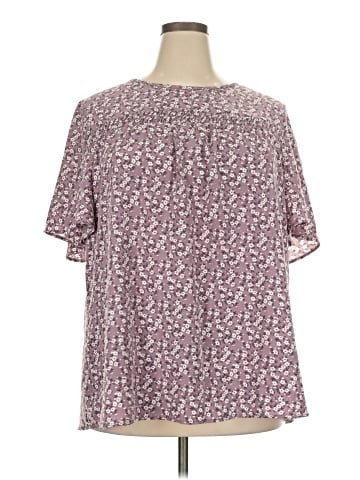 BLOOMCHIC Short Sleeve Blouse (view 1)