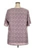 BLOOMCHIC Burgundy Short Sleeve Blouse Size 18 - 20 - photo 2