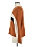 Lumiere Color Block Orange Pullover Sweater Size M - photo 5