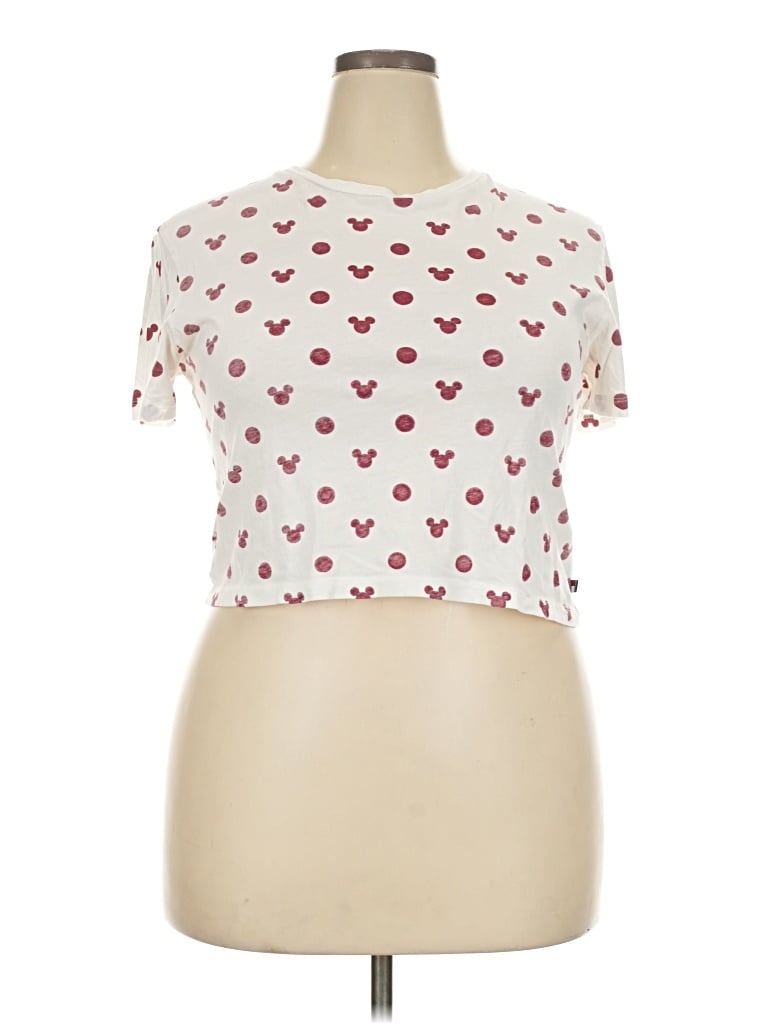 Pre-owned Tommy Jeans Short Sleeve T-shirt In Ivory