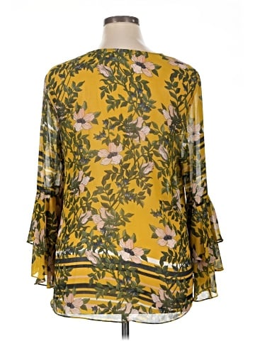CAbi 3/4 Sleeve Blouse (view 2)