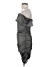Cider Solid Gray Cocktail Dress Size S - photo 5