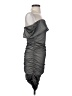 Cider Solid Gray Cocktail Dress Size S - photo 4