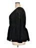 Torrid 100% Polyester Black Long Sleeve Blouse Size 2X Plus (2) - photo 5