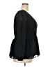 Torrid 100% Polyester Black Long Sleeve Blouse Size 2X Plus (2) - photo 4