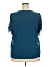Torrid 100% Polyester Teal Short Sleeve Top Size 2X Plus (2) - photo 2