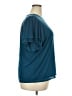 Torrid 100% Polyester Teal Short Sleeve Top Size 2X Plus (2) - photo 4