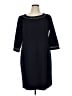 Talbots Black Casual Dress Size 14W - photo 1