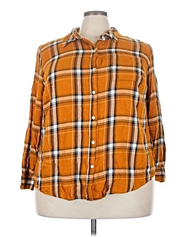 Style&Co 3/4 Sleeve Button-Down Shirt (view 1)
