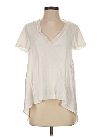 Zara W&B Collection Short Sleeve Blouse (view 1)