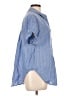 Mossimo Blue Short Sleeve Blouse Size L - photo 4