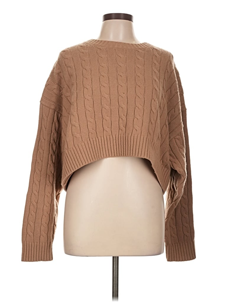 Pre-owned Sunday Best Wool Pullover Sweater In Brown