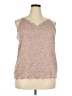Halogen 100% Polyester Pink Sleeveless Blouse Size 2X - photo 1