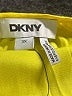 DKNY 100% Polyester Yellow Short Sleeve Blouse Size 3X - photo 7
