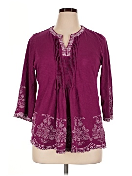 Charter Club 3/4 Sleeve Blouse (view 1)